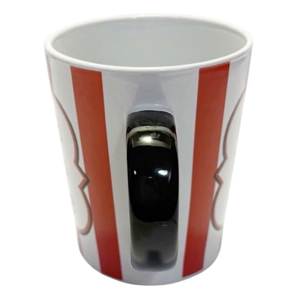 Tumbleweeds “My Blood Type Is Coffee” Red & White Striped 18oz XL Coffee Cup Mug - Picture 5 of 8